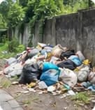 Sample photo of waste build-up