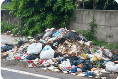 Sample photo of waste build-up